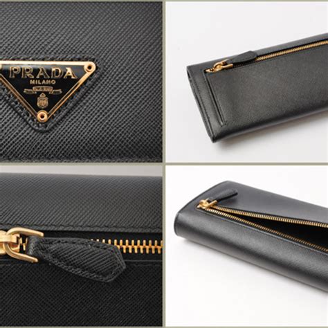 PRADA wallet pass long 1M1132 SAFFIANO FIOCCO embossed 